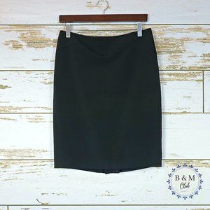 Ann Taylor Women's Sz 6 Black Skirt with Slit